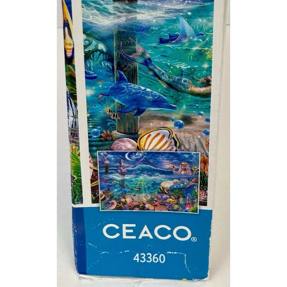 Ceaco Ocean Magic “Mermaid Sanctuary” 1000 Piece Jigsaw Puzzle. NEW, SEALED.
